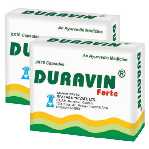 Kairali Duravin Forte, 20 capsules - Pack of 2 Kairali Duravin Forte, 20 capsules - Pack of 2