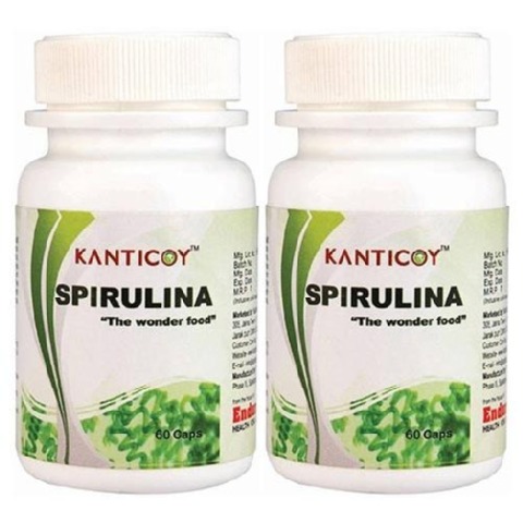 Kanticoy Spirulina, 60 capsules - Pack of 2 Kanticoy Spirulina, 60 capsules - Pack of 2