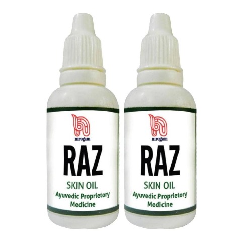 Nirogam Raz Skin Oil, 30 ml - Pack of 2 Nirogam Raz Skin Oil, 30 ml - Pack of 2