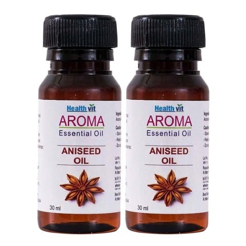 Healthvit Aroma Aniseed Oil, 30 ml for All Skin Types - Pack of 2 Healthvit Aroma Aniseed Oil, 30 ml for All Skin Types - Pack of 2