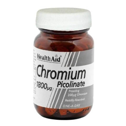 HealthAid Chromium Picolinate (200µg), 60 tablet(s) HealthAid Chromium Picolinate (200µg), 60 tablet(s)