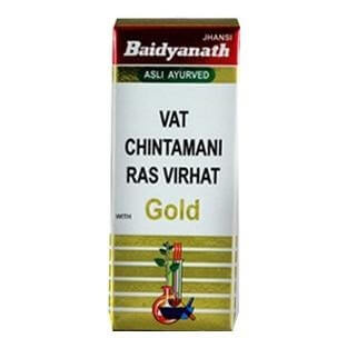 Baidyanath Vat Chintamani Ras Virhat with Gold, 10 tablet(s) Baidyanath Vat Chintamani Ras Virhat with Gold, 10 tablet(s)