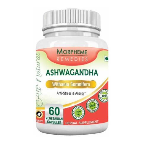 Morpheme Remedies Ashwagandha (500 mg), 60 veggie capsule(s) Morpheme Remedies Ashwagandha (500 mg), 60 veggie capsule(s)