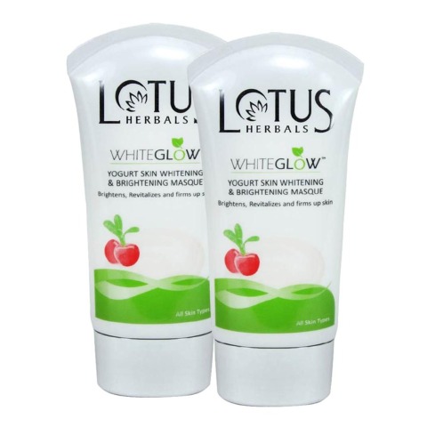 Lotus Herbals Whiteglow, 80 g Whitening & Brightening Masque - Pack of 2 Lotus Herbals Whiteglow, 80 g Whitening & Brightening Masque - Pack of 2