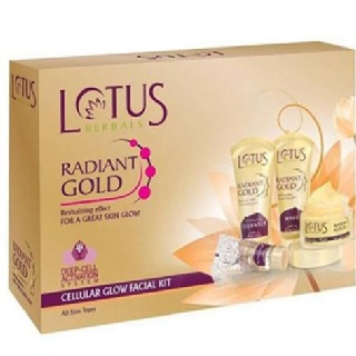Lotus Herbals Cellular Glow Facial Kit, 1 Piece(s)/Pack Radiant Gold