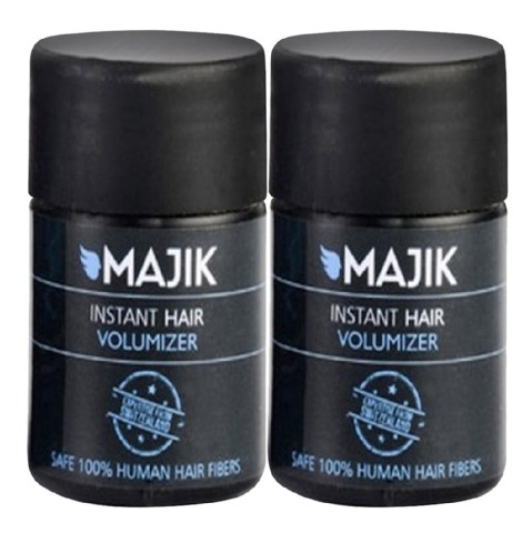 Majik Instant Hair Volumizer, Jet Black 7 g - Pack of 2 Majik Instant Hair Volumizer, Jet Black 7 g - Pack of 2