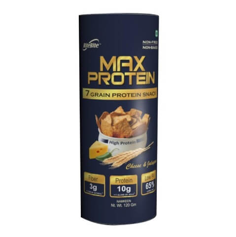 RiteBite Max Protein 7 Grain Protein Snacks,  Cheese & Jalapeno  120 g 