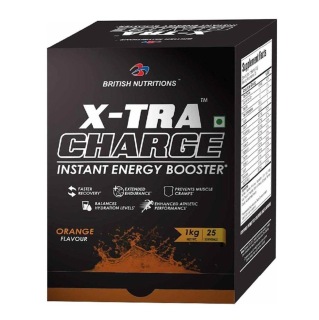 British Nutritions X-tra Charge Instant Energy, 2.2 lb Orange