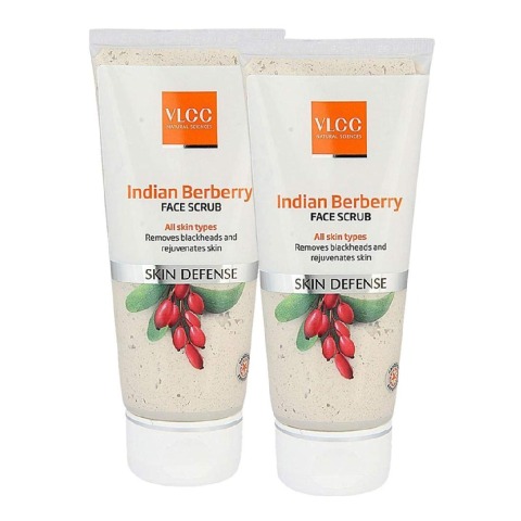 VLCC Indian Berberry Face Scrub - Pack of 2, 80 g Skin Defense VLCC Indian Berberry Face Scrub - Pack of 2, 80 g Skin Defense