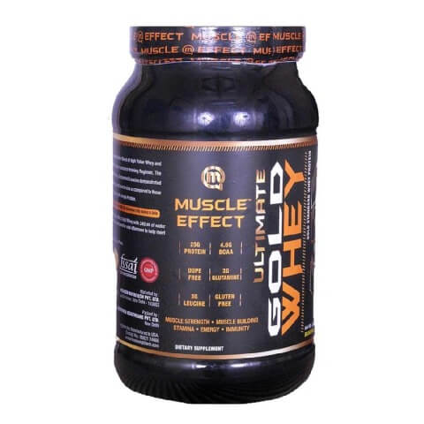 Muscle Effect Ultimate Gold Whey,  2 lb  Banana 