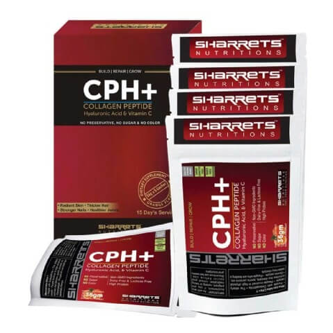 Sharrets CPH+ Collagen Peptide, 5 sachets/pack Orange Sharrets CPH+ Collagen Peptide, 5 sachets/pack Orange