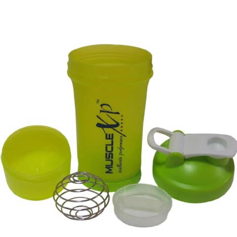 MuscleXP Advanced Stak Protein Shaker, Neon Green 500 ml MuscleXP Advanced Stak Protein Shaker, Neon Green 500 ml
