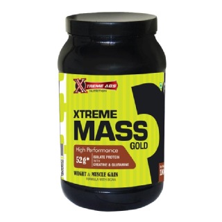 Xtreme Abs Nutrition Xtreme Mass Gold, Vanilla 2.2 Lb