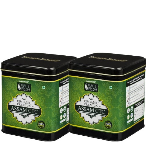 Healthbuddy Organic Premium Assam CTC Tea Pack of 2 Unflavoured 150 g Healthbuddy Organic Premium Assam CTC Tea Pack of 2 Unflavoured 150 g