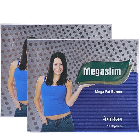 Leeford Megaslim Fat Burner Pack of 2 10 capsules Unflavoured Leeford Megaslim Fat Burner Pack of 2 10 capsules Unflavoured