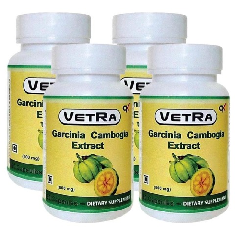 Vetra Garcinia Cambogia Extract (500 mg) - Pack of 4 60 capsules Vetra Garcinia Cambogia Extract (500 mg) - Pack of 4 60 capsules
