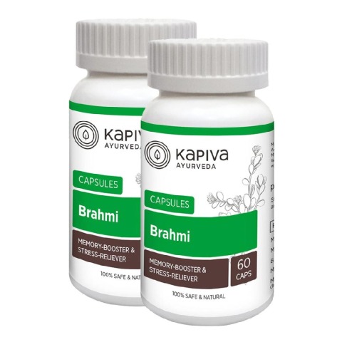 Kapiva Brahmi - Pack of 2 60 capsules Kapiva Brahmi - Pack of 2 60 capsules