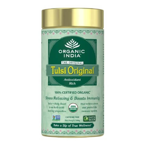 Organic India Original Tulsi Tea, Unflavoured 0.1 kg Organic India Original Tulsi Tea, Unflavoured 0.1 kg