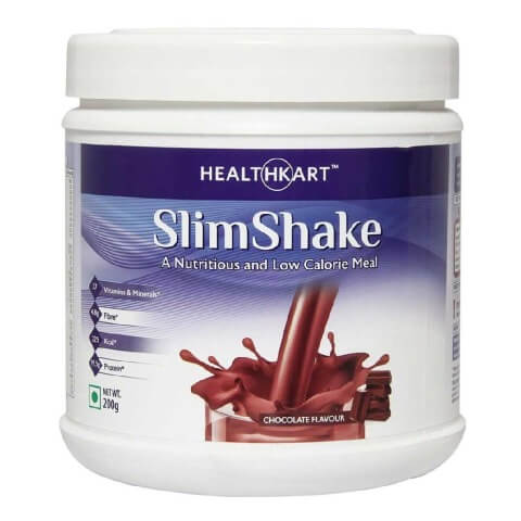 HealthKart SlimShake No Added Sugar, 0.2 kg Chocolate