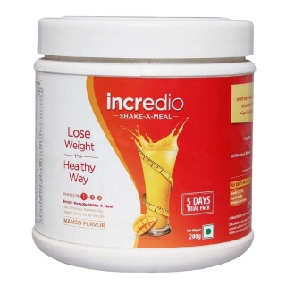 Incredio Weight Loss Shake 5 Days Trial Pack, 0.2 kg Mango