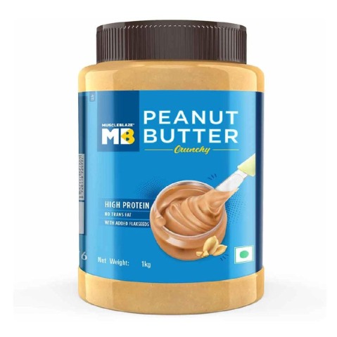1 - MuscleBlaze Peanut Butter, 1 kg Crunchy