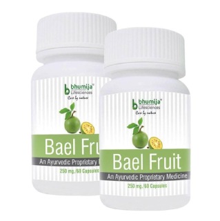 Bhumija Bael Fruit (Pack of 2), 60 capsules
