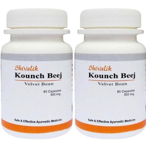 Shivalik Herbals Kounch Beej Velvet Bean, 120 capsules Shivalik Herbals Kounch Beej Velvet Bean, 120 capsules