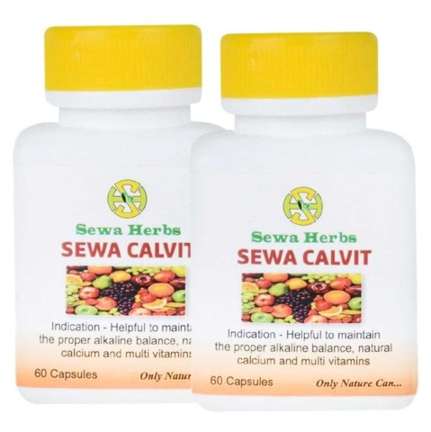 Sewa Herbs Calvit, 60 capsules - Pack of 2 Sewa Herbs Calvit, 60 capsules - Pack of 2