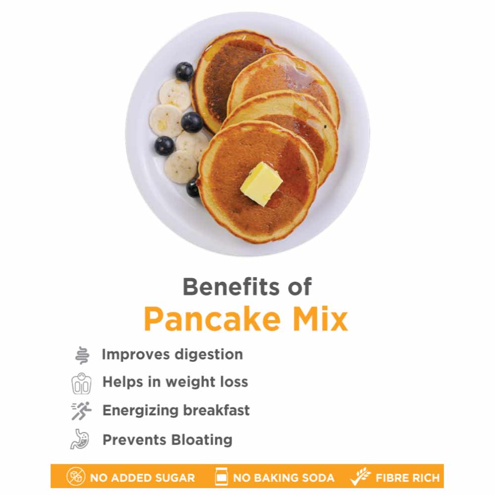 4 - True Elements Ready-To-Cook Pancake Mix,  Unflavoured  500 g 