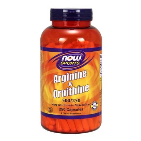 Now Arginine & Ornithine, 250 capsules