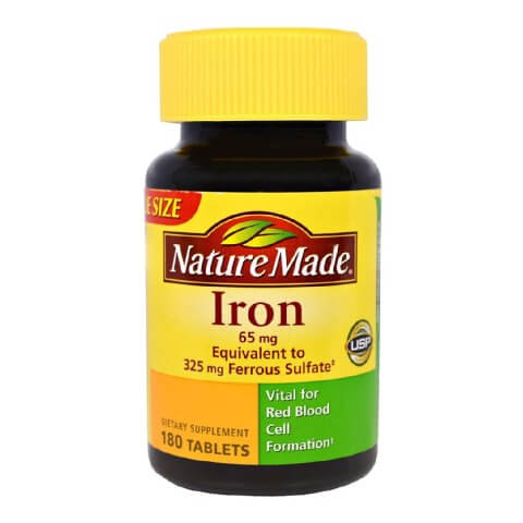 Nature Made Iron 65mg,  180 tablet(s) 