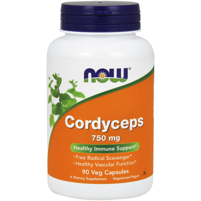 Now Cordyceps (750 mg),  90 veggie capsule(s) 