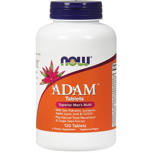 Now Adam Superior Men's Multi,  120 tablet(s)  Unflavoured 