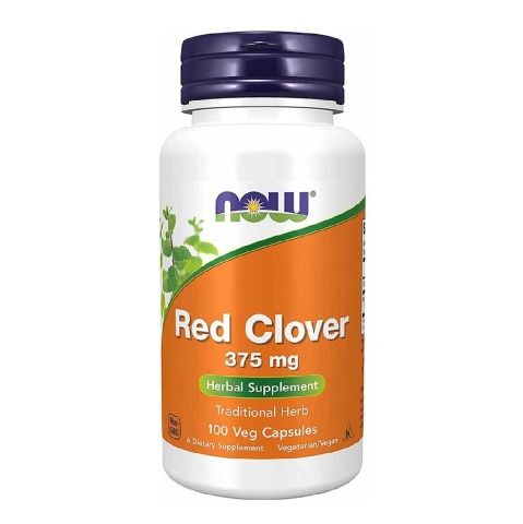 3 - Now Red Clover 375 mg,  100 capsules 
