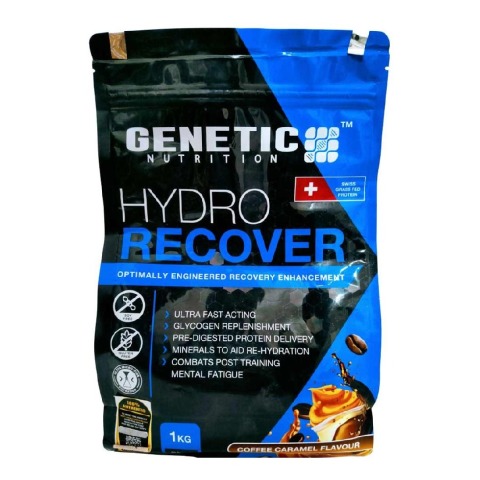 1 - Genetic Nutrition Hydro Recover,  2.2 lb  Coffee Caramel 