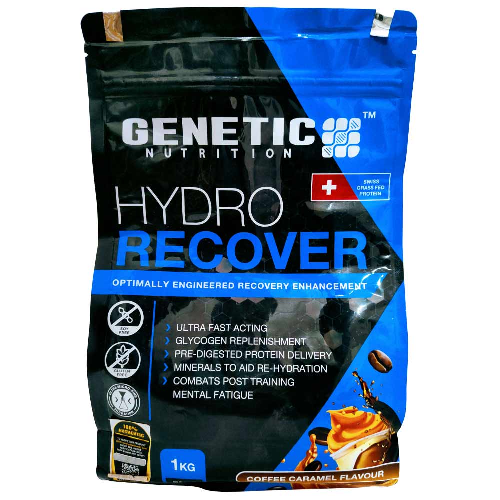 1 - Genetic Nutrition Hydro Recover,  2.2 lb  Coffee Caramel 