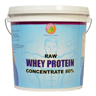 Saipro Raw Whey Protein Concentrate 80%, 4.4 Lb Unflavoured