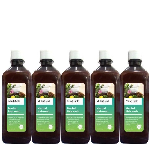 1 - Jeevan Ras Mukti Gold Hairwash Shampoo,  200 ml  for All Hair Types 