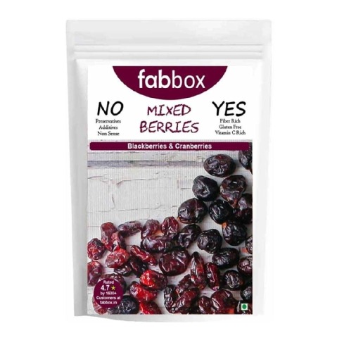 1 - Fabbox Mixed Berries, Blackberries & Cranberries 150 g