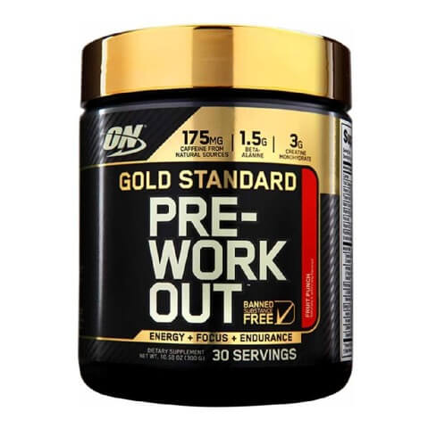 ON (Optimum Nutrition) Gold Standard Pre-Workout,  0.66 lb  Fruit Punch 
