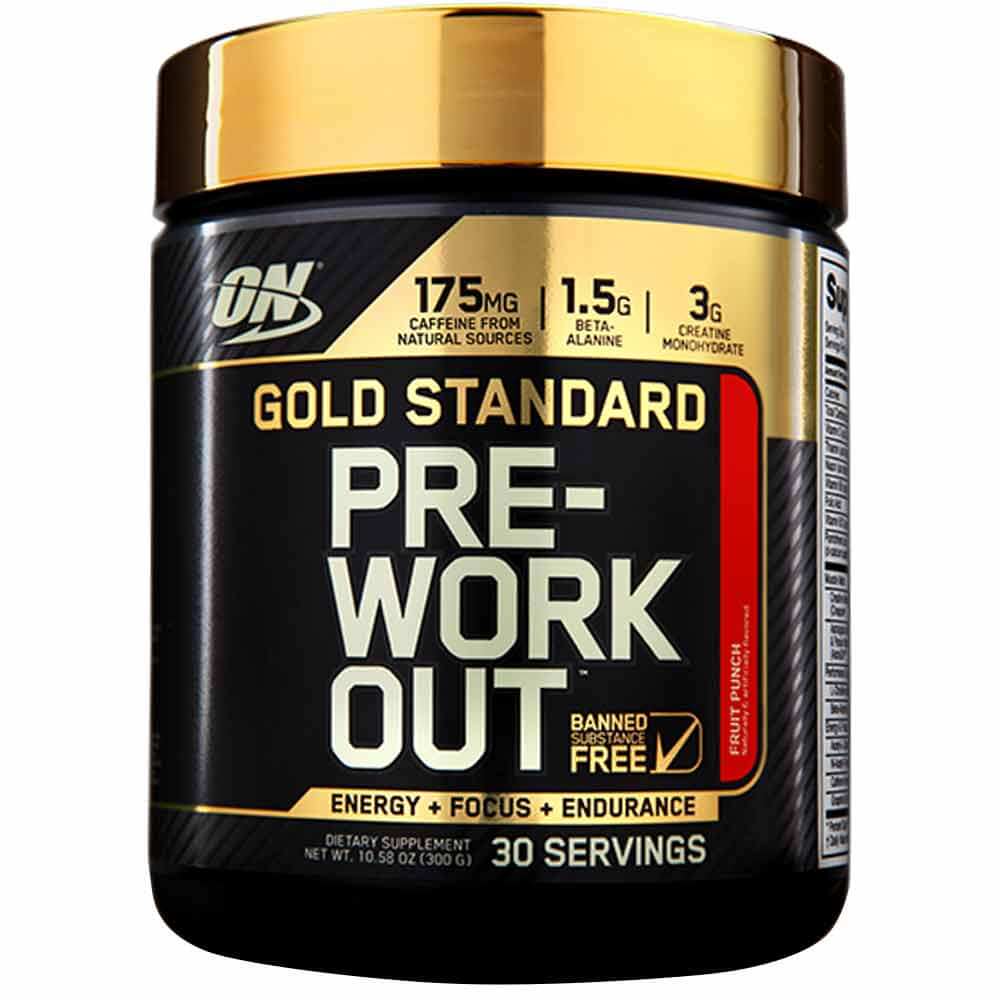 ON (Optimum Nutrition) Gold Standard Pre-Workout,  0.66 lb  Fruit Punch 