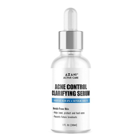 1 - Azani Active Care Acne Control Clarifying Serum,  30 ml  Salicylic Acid 2% & Glycolic Acid 1% 