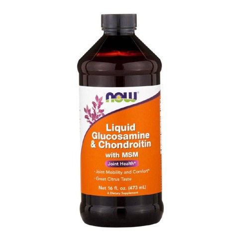 Now Liquid Glucosamine & Chondroitin,  0.473 L 