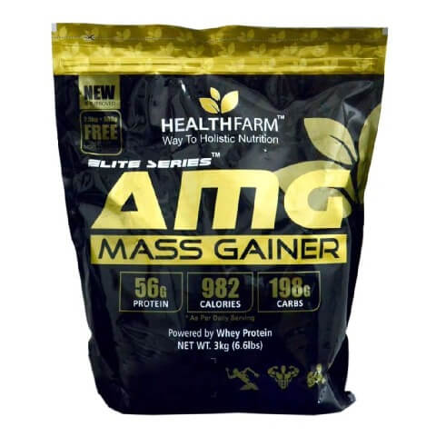 Healthfarm AMG Mass Gainer,  6.6 lb  Rich Chocolate 