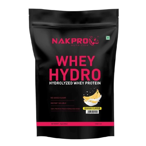 1 - Nakpro Whey Hydro Hydrolyzed Whey Protein,  2.2 lb  Banana 