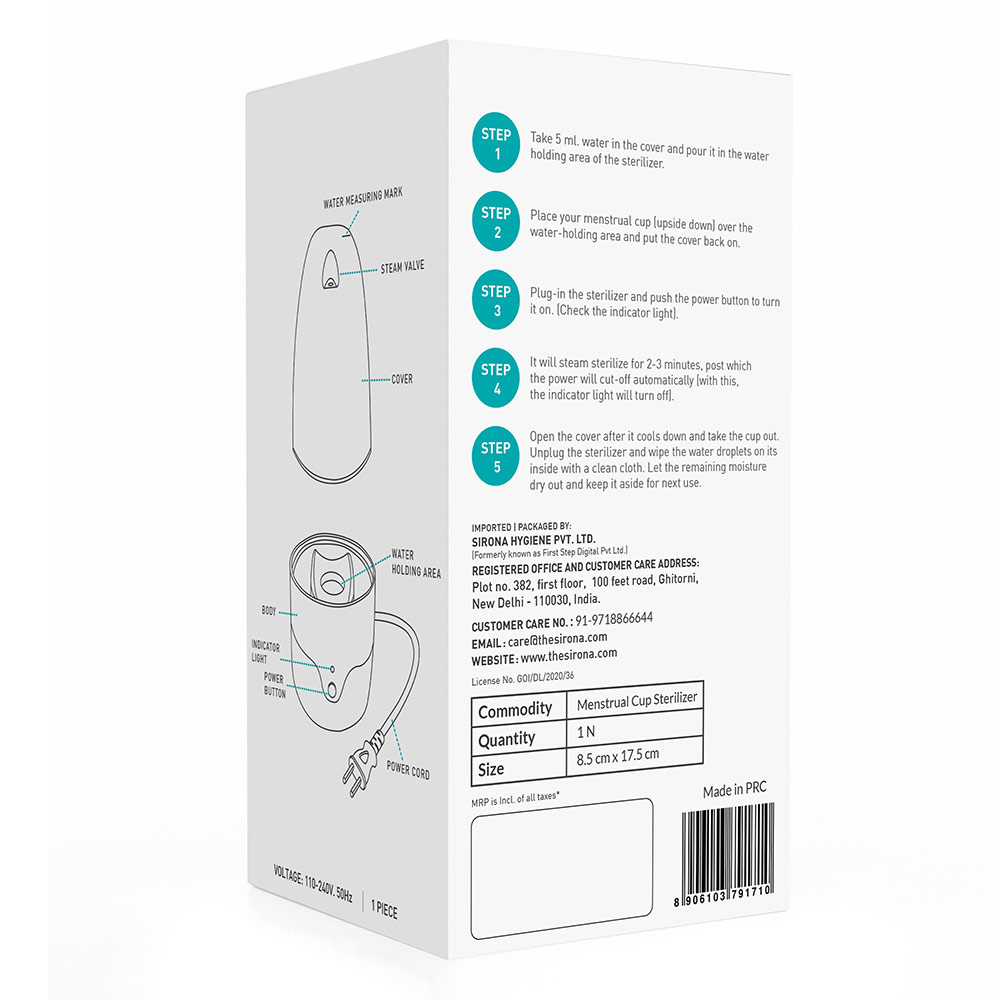 Menstrual Cup Sterilizer at Best Price in India