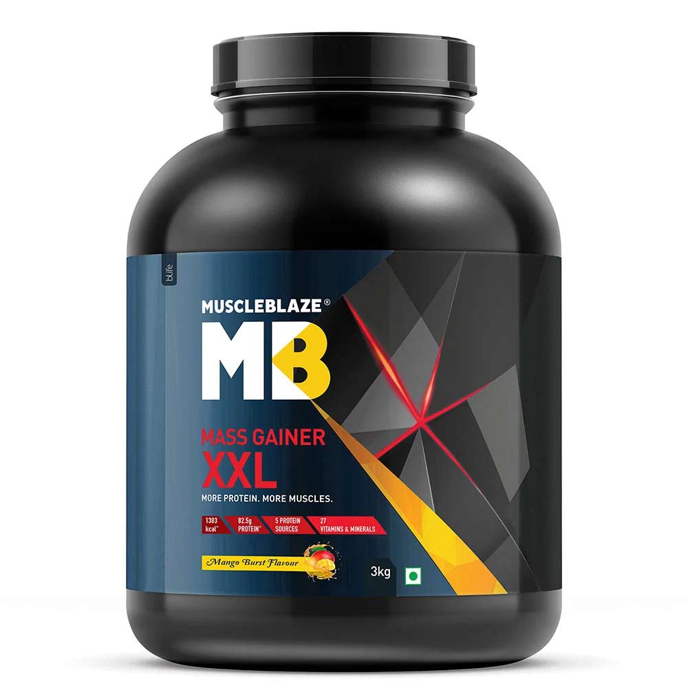 1 - MuscleBlaze Mass Gainer XXL OP,  6.6 lb  Mango Burst 