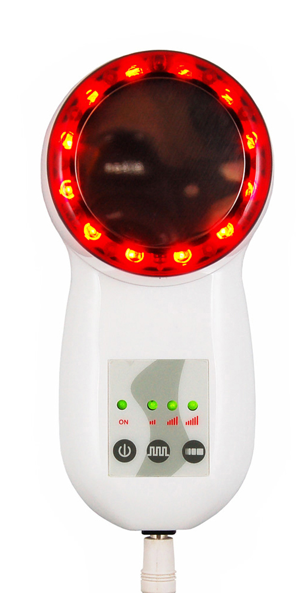 12 Red Bio Light Ultrasonic Face & Body Massager