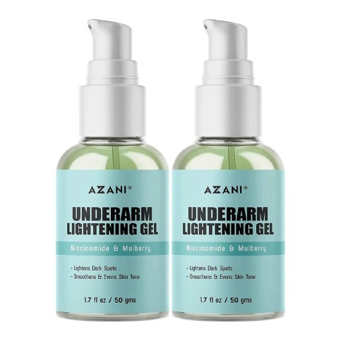 1 - Azani Active Care Underarm Lightening Gel,  50 g  Niacinamide & Mulberry Pack of 2 