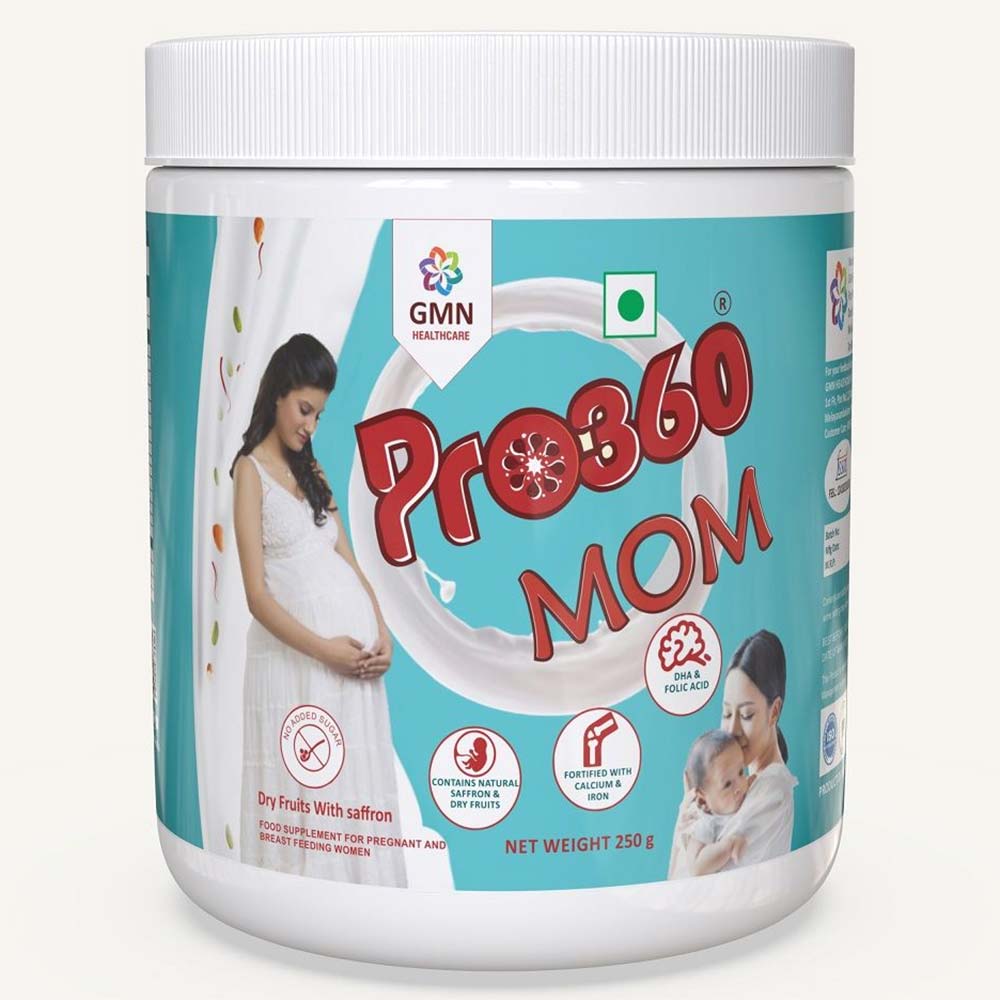 1 - PRO360 MOM Nutritional Beverage Mix (Pregnancy and Lactation),  Dry fruits with saffron  0.55 lb 